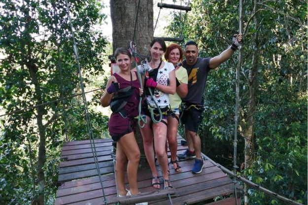 polet-tarzana Полет тарзана